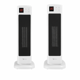 2 Calefactor Eléctrico Cerámico de torre 2 en 1 Dual Flow 23”